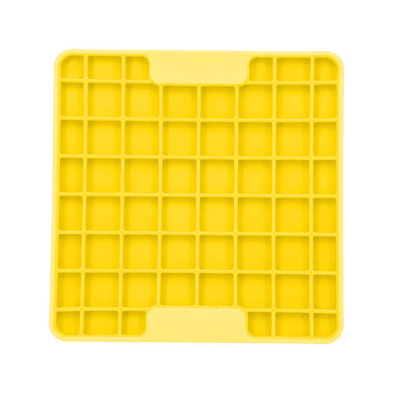 LickiMat Mini Playdate Tuff Cat - Yellow