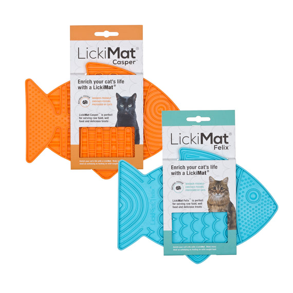 Variety Two-Pack Cat Casper & Felix - Casper™ Orange and Felix™ Turquoise